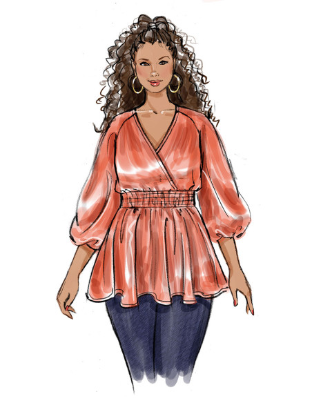High top pattern - Butterick 6931