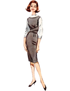 Vintage dress pattern - Butterick 6955 2