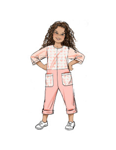 Dress, romper, and hat pattern - Butterick 6937 2