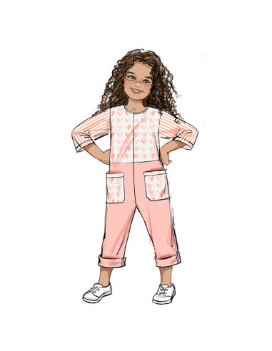 Dress, romper, and hat pattern - Butterick 6937