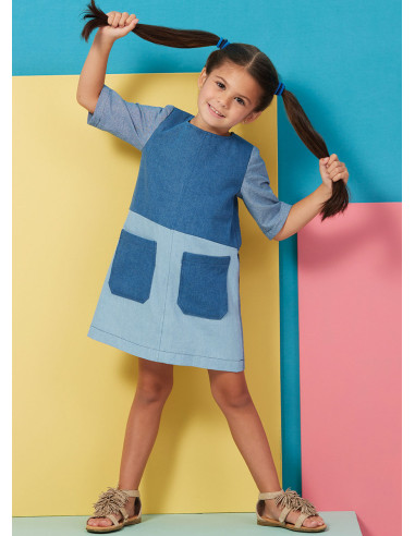 Dress, romper, and hat pattern - Butterick 6937