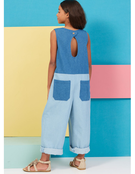 Dress, romper, and hat pattern - Butterick 6937