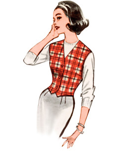 Vest pattern - Butterick 7018
