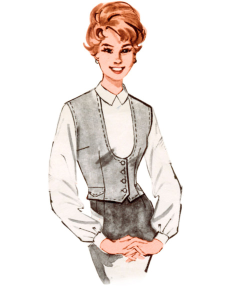 Patron de gilet - Butterick 7018