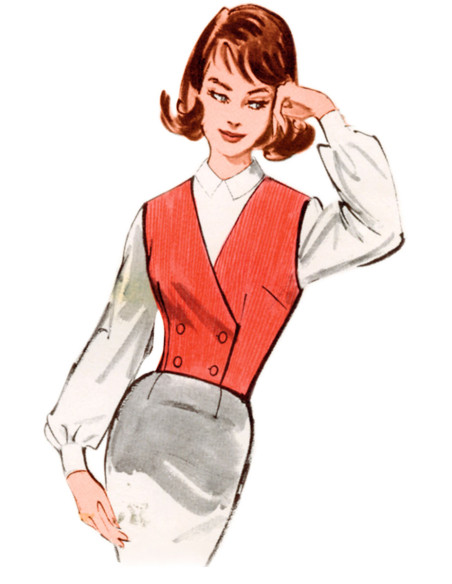 Patron de gilet - Butterick 7018