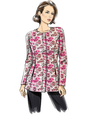 Fitted jacket pattern - Butterick 6979