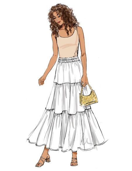 Skirt pattern - Butterick 6999