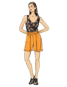 Pattern for shorts or pants - Butterick 7000 2