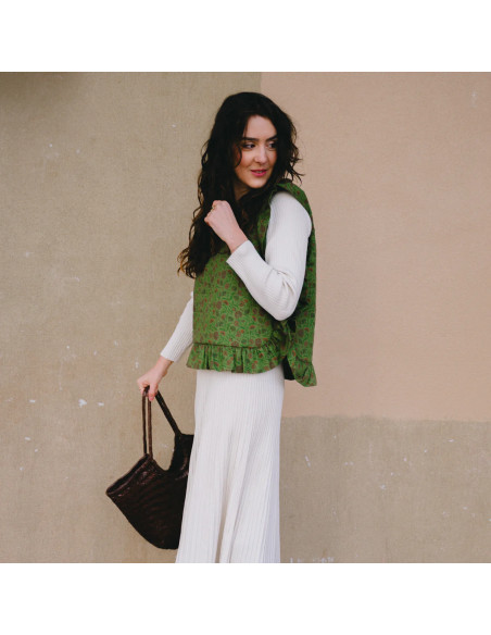 Brisbane Vest or Sleeveless Sweater Pattern - Ikatee