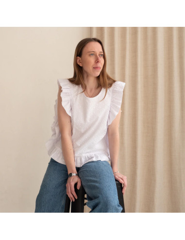 Brisbane Vest or Sleeveless Sweater Pattern - Ikatee