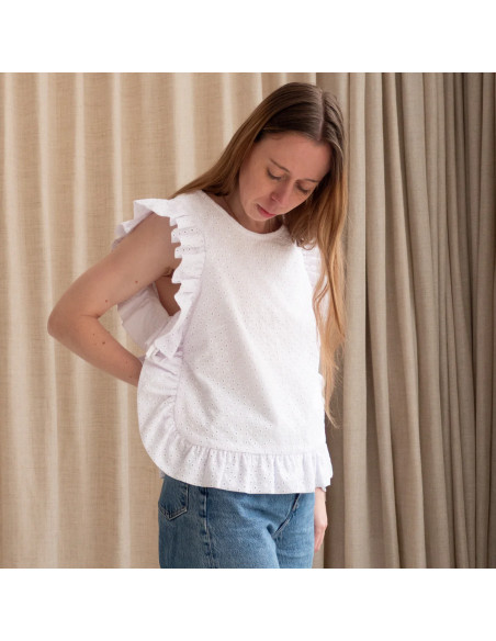 Brisbane Vest or Sleeveless Sweater Pattern - Ikatee