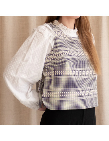 Brisbane Vest or Sleeveless Sweater Pattern - Ikatee