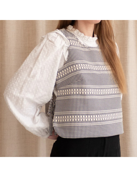 Brisbane Vest or Sleeveless Sweater Pattern - Ikatee
