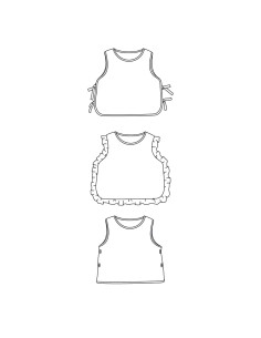 Brisbane kids sleeveless vest or sweater pattern - Ikatee 2