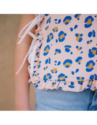Brisbane kids sleeveless vest or sweater pattern - Ikatee