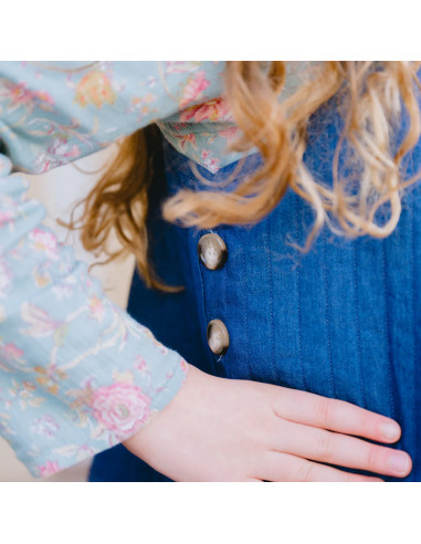 Brisbane kids sleeveless vest or sweater pattern - Ikatee