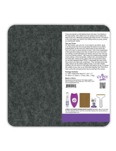 Wool ironing mat 21.5 cm x 21.5 cm The Gypsy Quilter 2