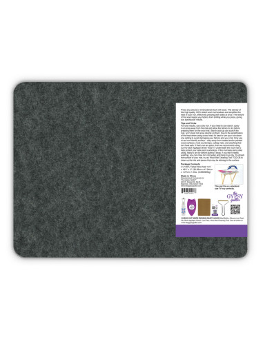 Tapis de repassage en laine 36 cm x 48 cm The Gypsy Quilter