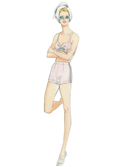 Bra pattern, shorts, and especially - Vogue 9255