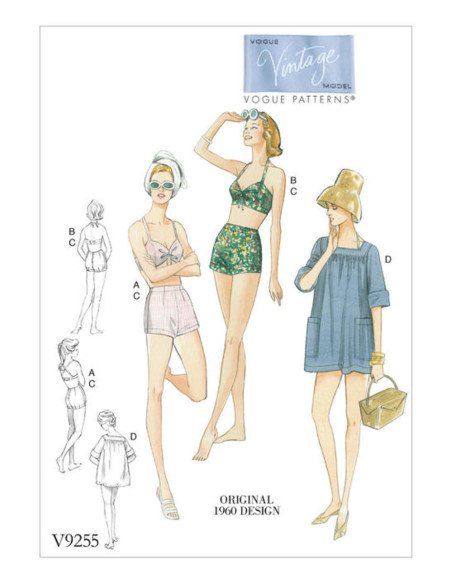 Bra pattern, shorts, and especially - Vogue 9255