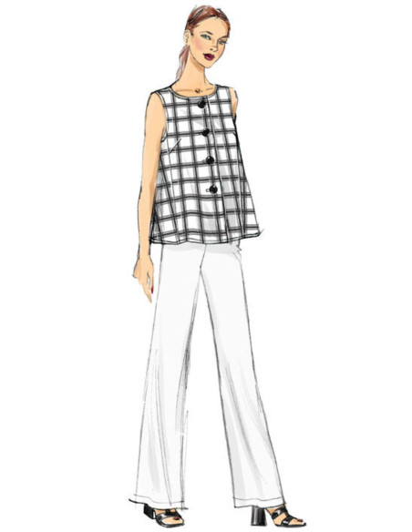 Pattern for tops and pants - Vogue 9258