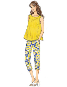 Pattern for tops and pants - Vogue 9258 2