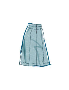 Skirt pattern - McCall's 8390 2