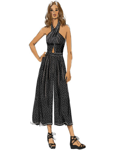 Romper and jumpsuit pattern - Vogue 9259