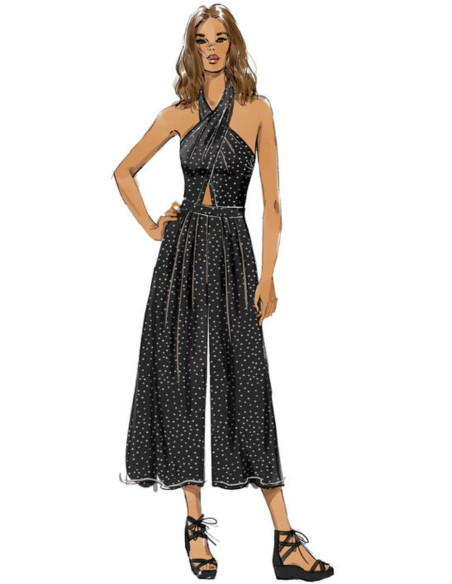 Romper and jumpsuit pattern - Vogue 9259