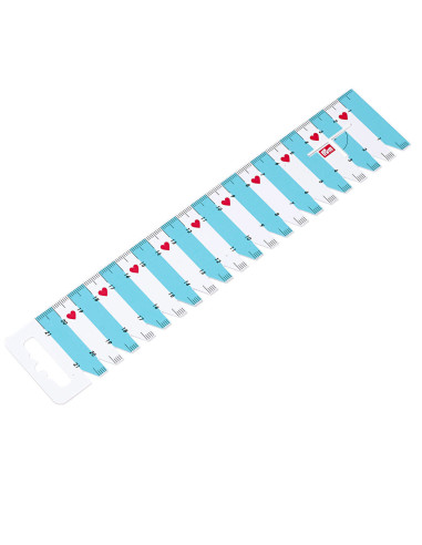 Ruler for pleats and hems - Mint green