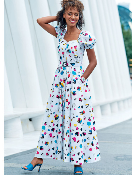 Dress and belt pattern - McCall's 8177