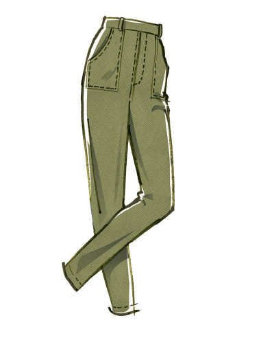 Jeans and overalls pattern - McCall's 8162