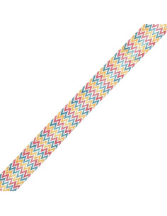Chevron pattern bias - Red, yellow, and blue 2