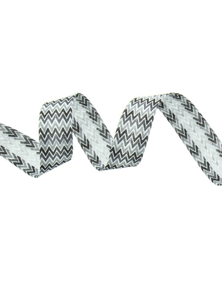Chevron pattern bias - Black, gray, and white