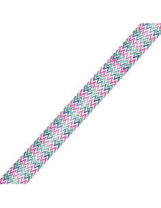 Chevron pattern bias - Pink, khaki, and blue 2