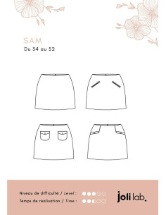 Sam Skirt Pattern - Joli Lab 2