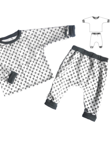 Cordoba Pajama and Jogging Pattern - Ikatee