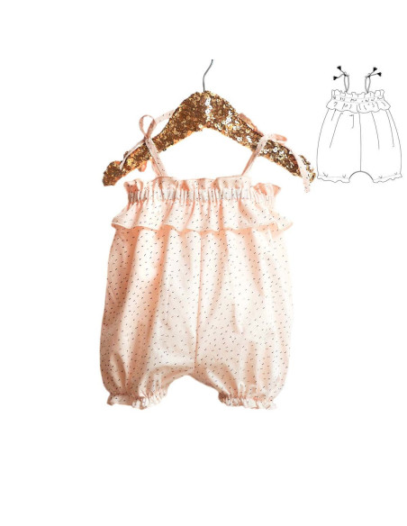 Volantis Romper Pattern - Ikatee