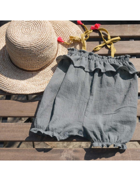 Volantis Romper Pattern - Ikatee
