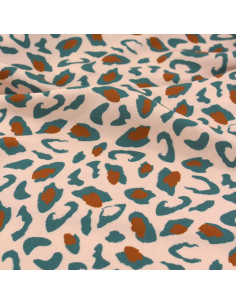 Bagheera Eucalyptus Green Viscose Fabric - Églantine & Zoé