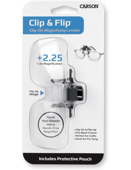 Clip-on magnifying glasses X1.5 Carson Optical