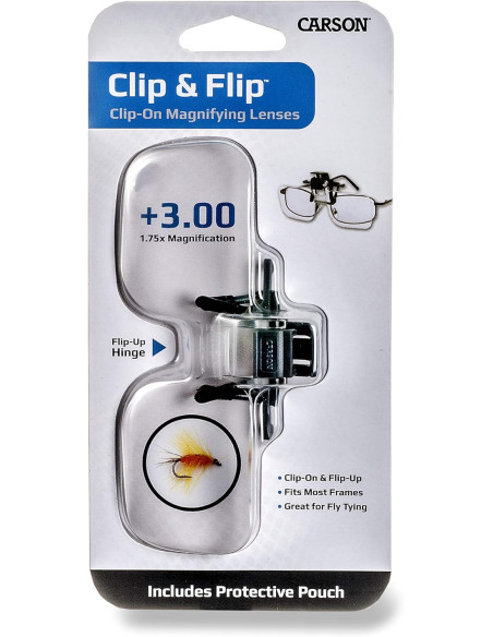 Clip-on magnifying glasses X1.75 Carson Optical
