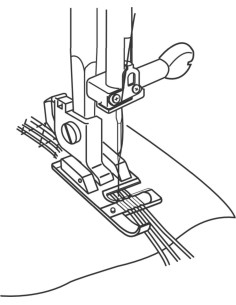 Janome cord foot 2