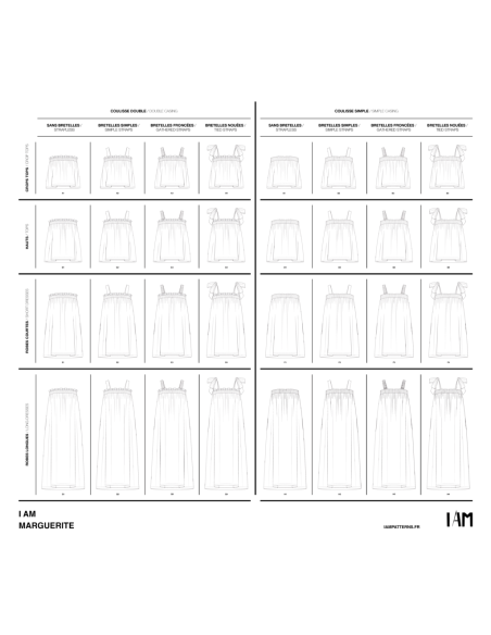 Marguerite top and dress pattern - I am patterns