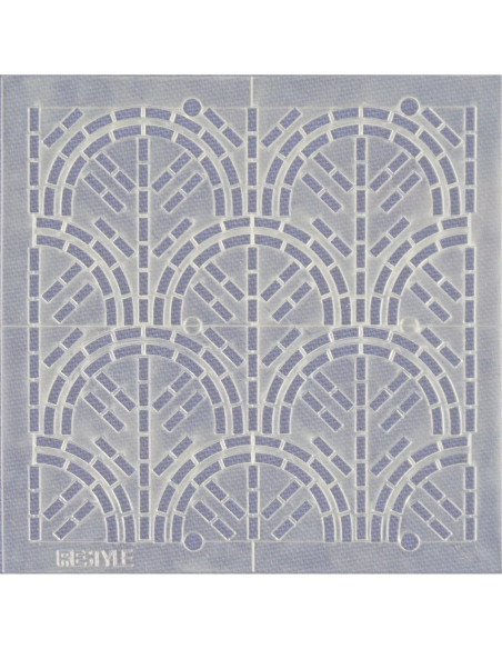 Gabarit pour sashiko Restyle - Vagues