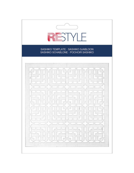 Template for Sashiko Restyle - Squares