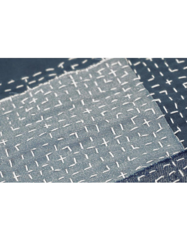 Gabarit pour sashiko Restyle - Carrés