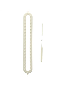 Long knitting loom