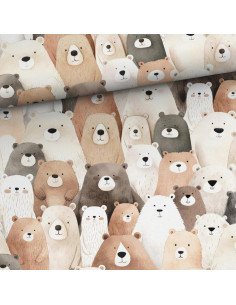 Premium cotton fabric - Teddy bear