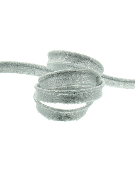 Lurex clothing piping - Silver